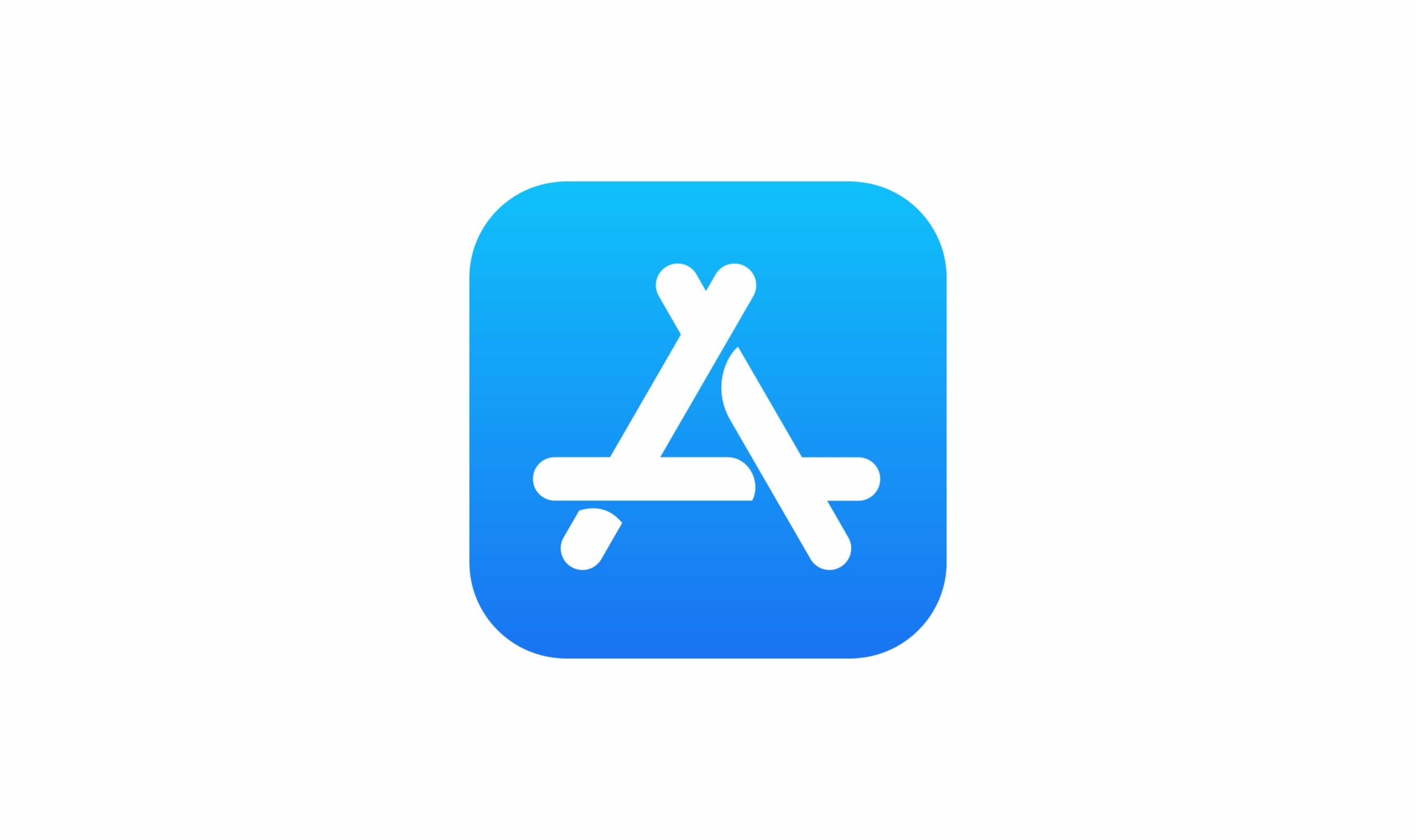 Appleપલ એપ્લિકેશન સ્ટોર લોગો ફીચર્ડ
