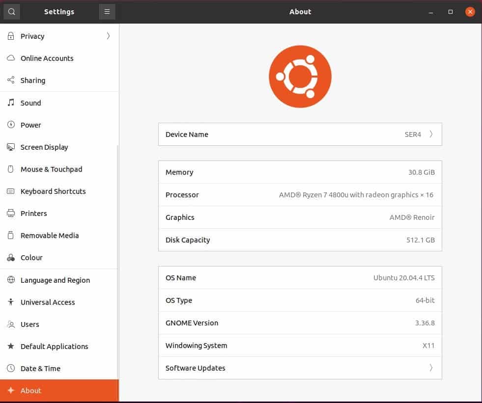 Beelink SER4 — Ubuntu 20 instalēšana