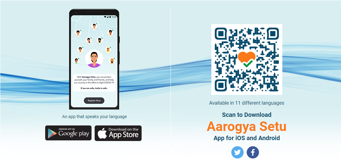 Arogya Setu Kala Xiriir Raadinta App India