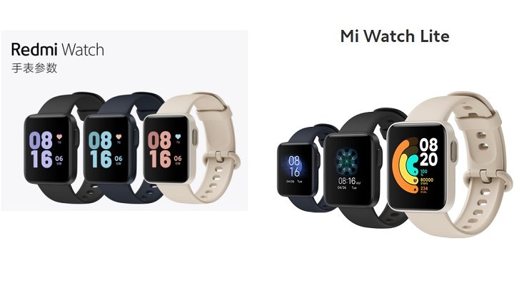 Чем Mi Watch Lite отличается от Redmi Watch