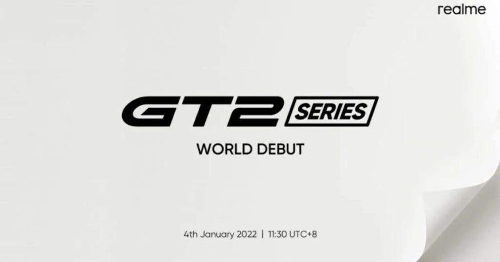 Data e hora de lanzamento global da serie Realme GT 2