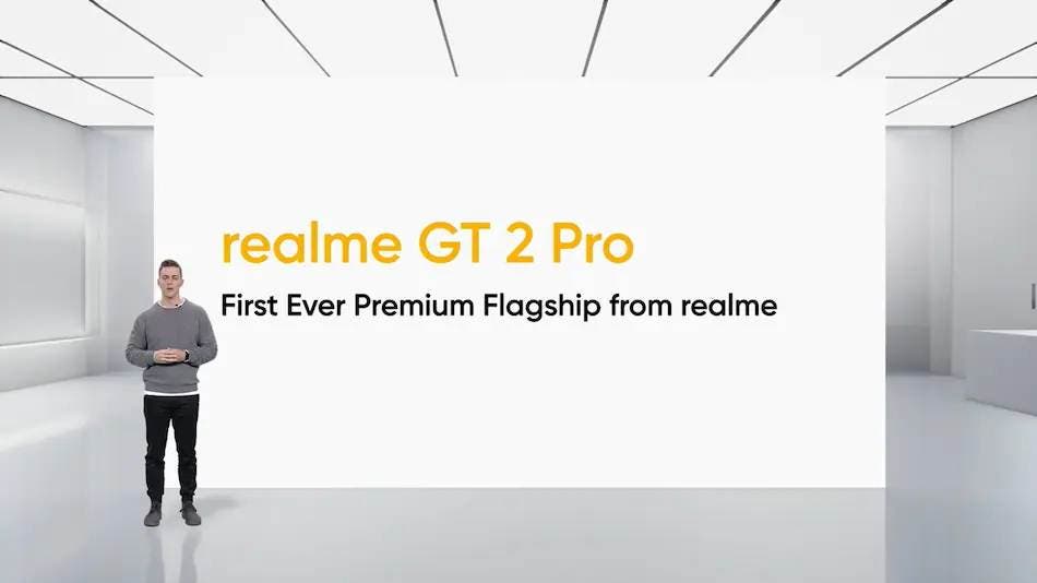 Realme GT 2 Pro pasākums