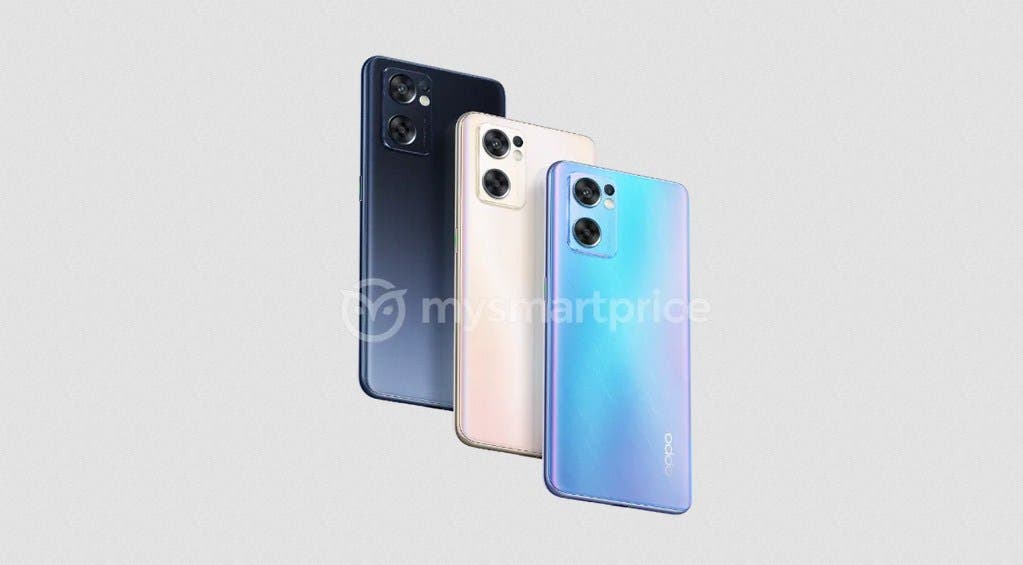 Oppo Reno7 SE design color options