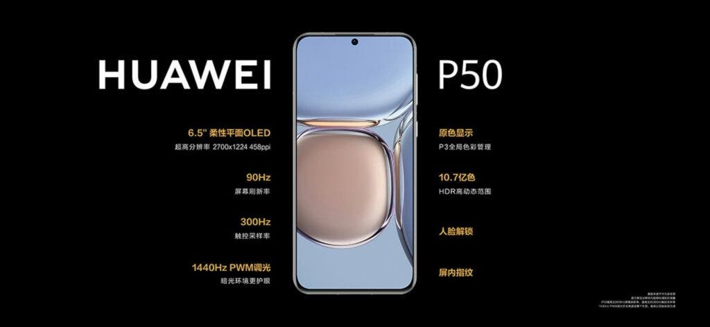 Điện thoại thông minh Huawei P50