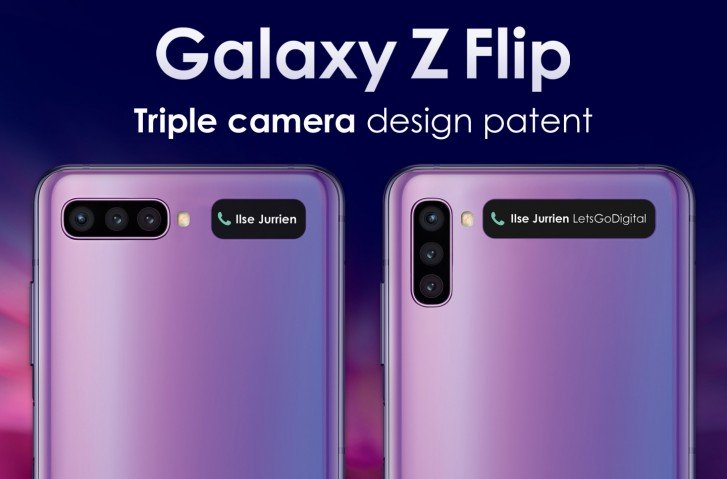 Desain paten Galaxy Z Flip 2