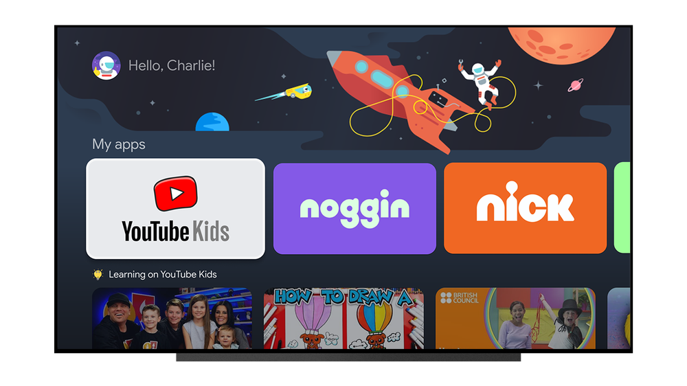 Chromecast mit Google TV-Kinderprofilen