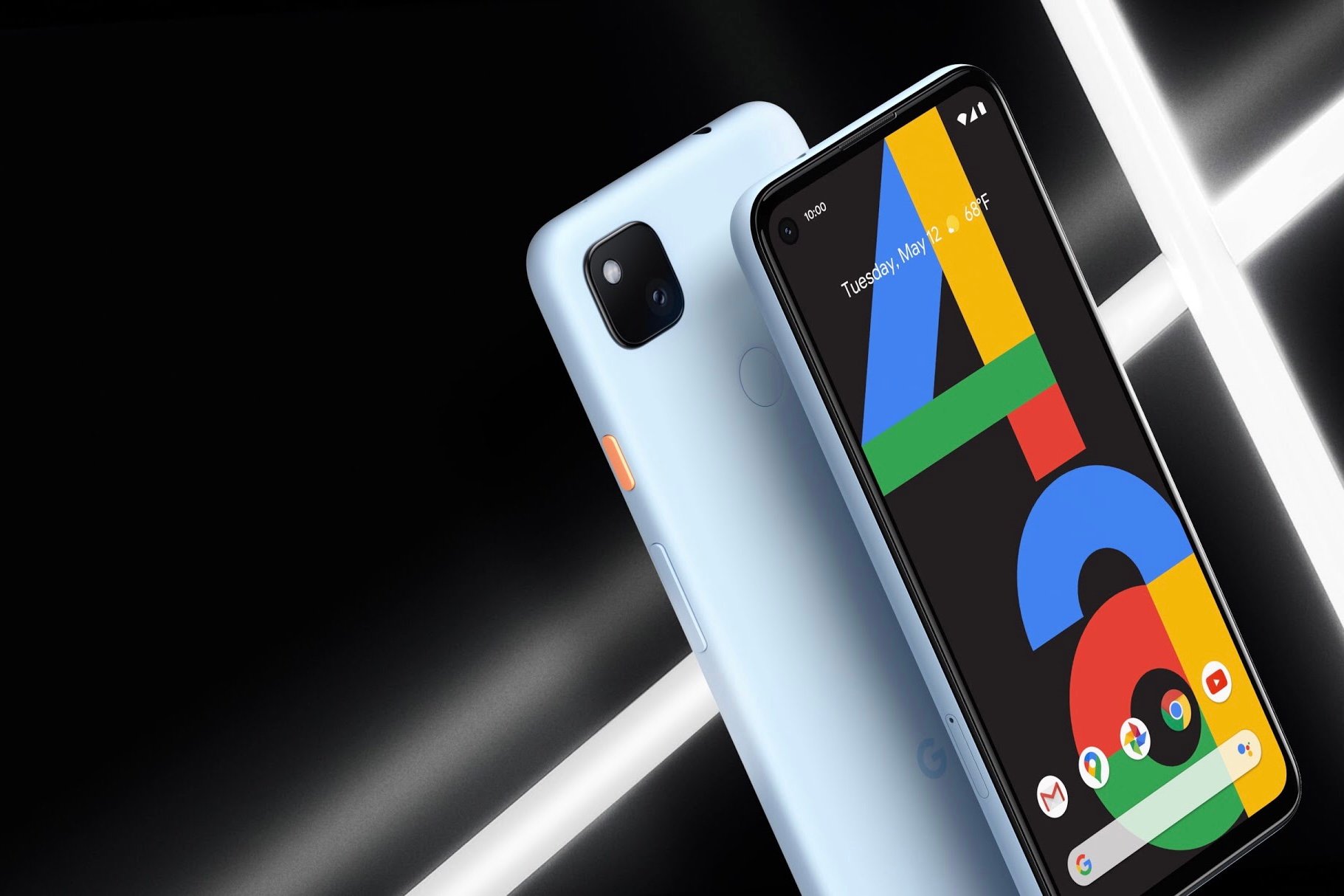 Google Pixel 4a Едва в синьо