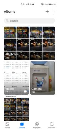 EMUI 11 Gallery Albums