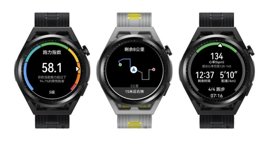 Zaɓuɓɓukan launi na Huawei Watch GT Runner