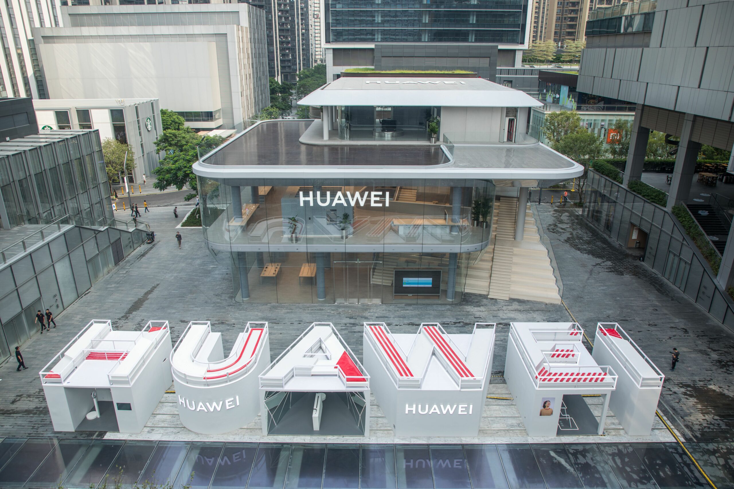Логотипи расмии мағозаи Huawei 03 нишон дод