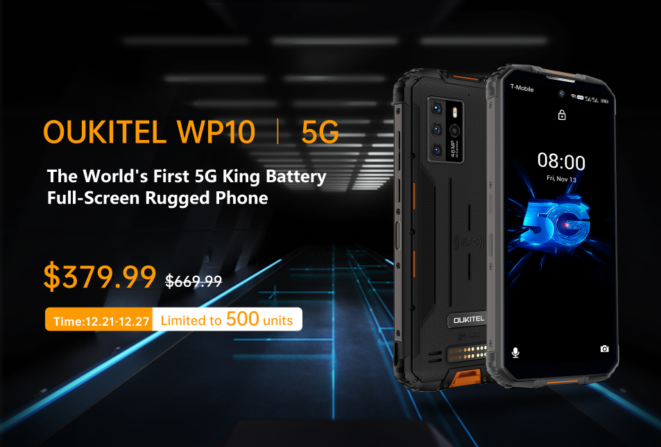 Oukitel WP10 5G доступен на Banggood
