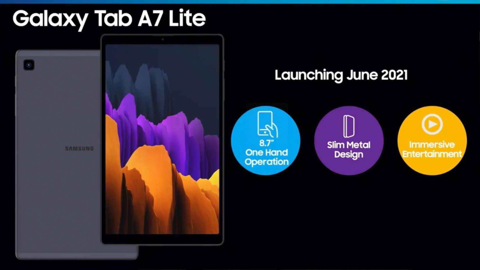 Samsung Galaxy Tab A7 Lite lek