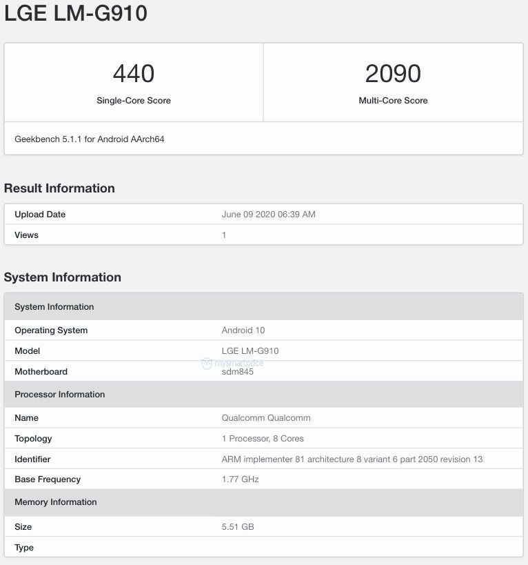 LG-Velvet-4G-LM-G910-Geekbench