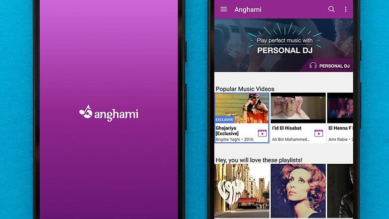 best free android music apps anghami