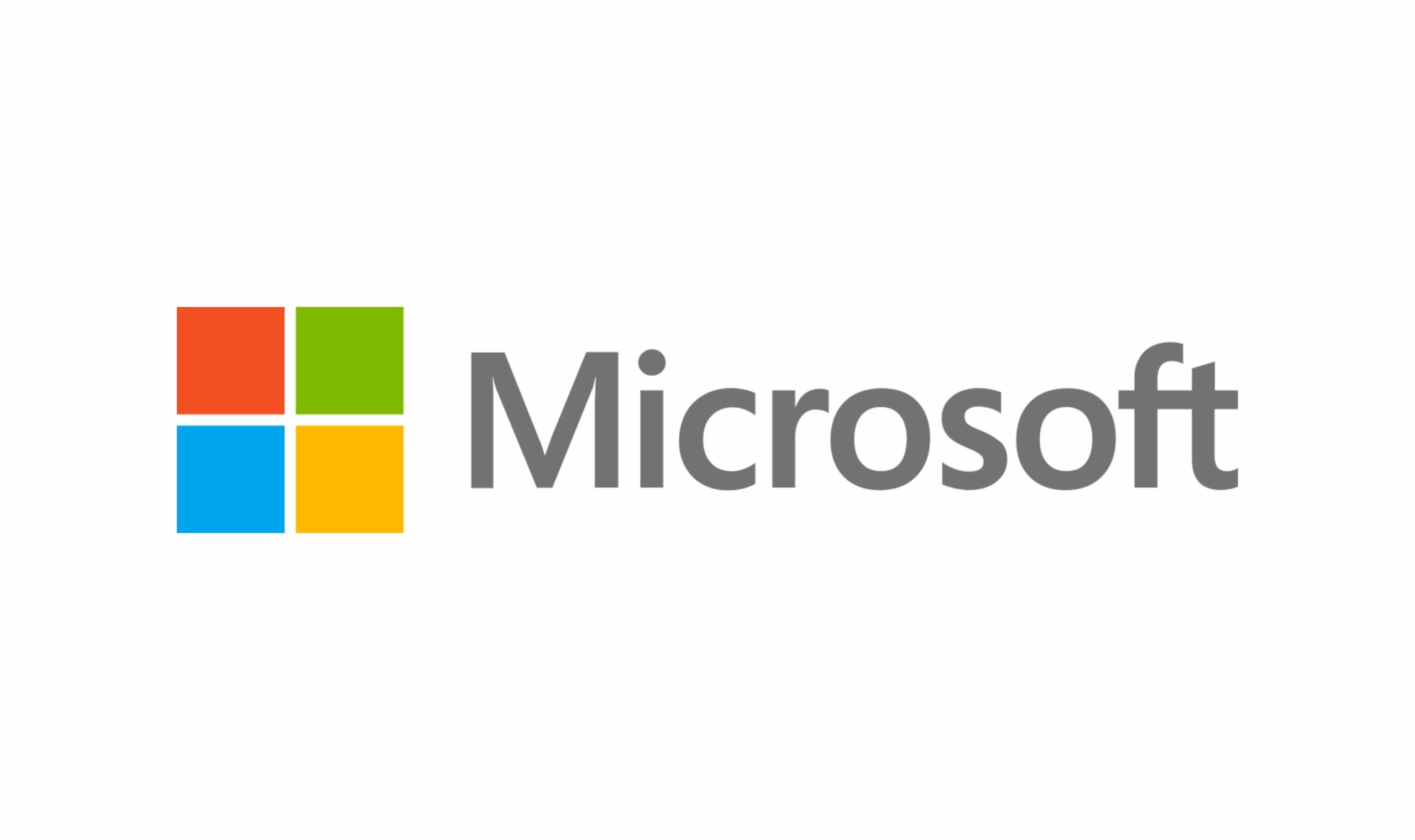 Microsoft-logo esillä