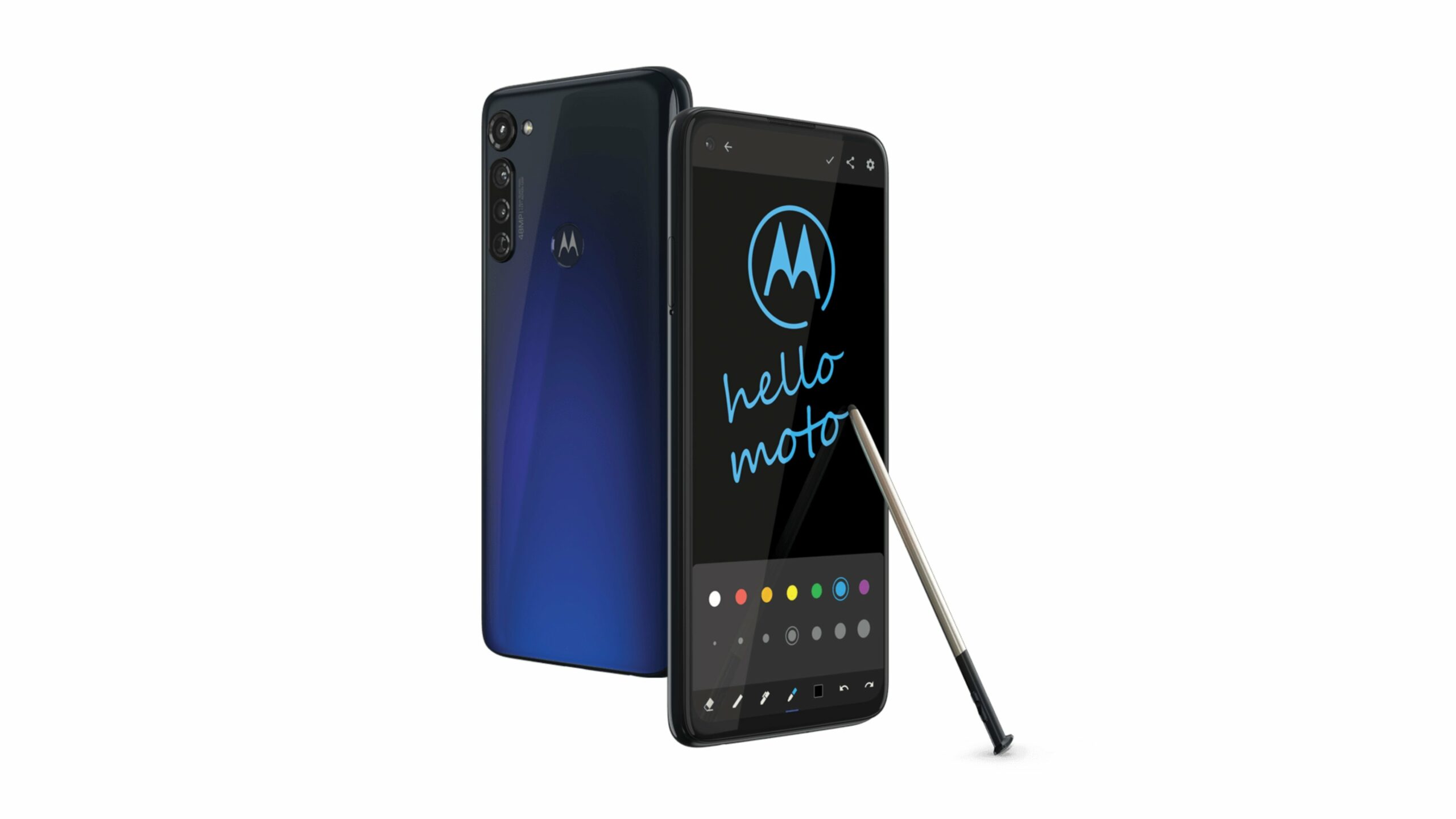 Motorola Moto G Pro Mystic Indigo Ditampilkeun