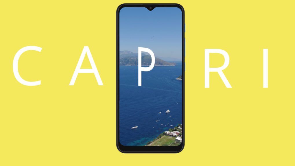Mockup ng Motorola Capri