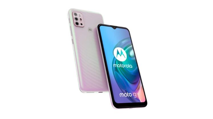 Motorola Moto G10 Iridescent Pearl Voorgestelde 02