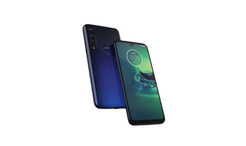 Itinatampok ang Motorola Moto G8 Plus Cosmic Blue