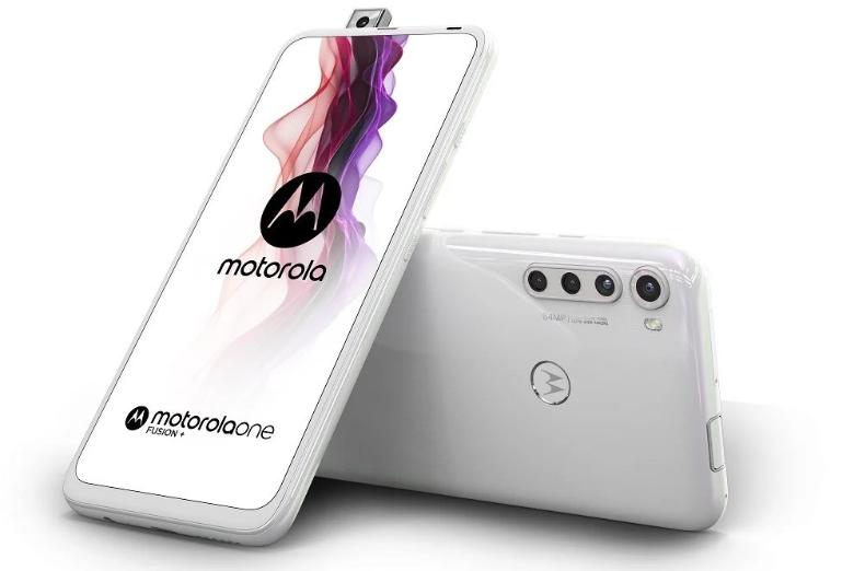 Motorola One Fusion + Moonlight White