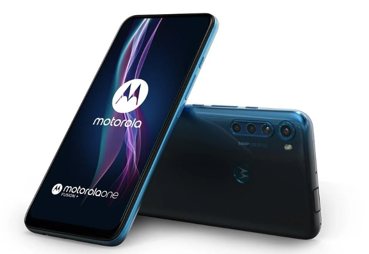 I-Motorola One Fusion + Twilight Blue