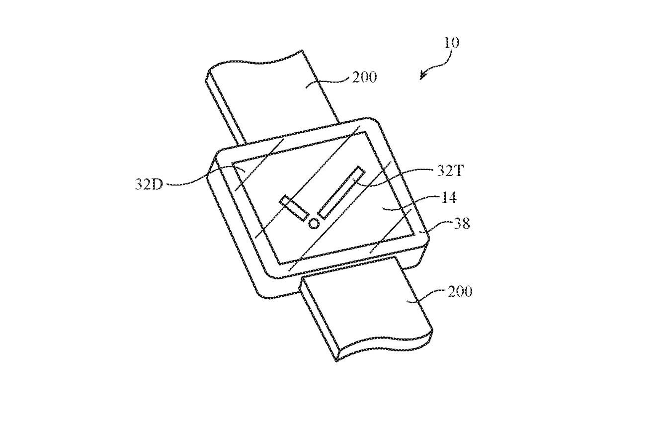 Apple Watch Unteranzeigekamera Patent