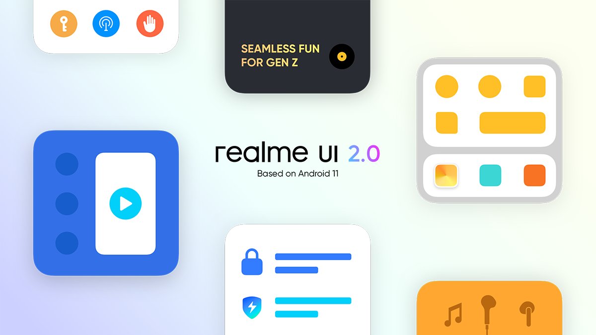 realme UI 2.0 Android 11 Ilogo Okufakiwe