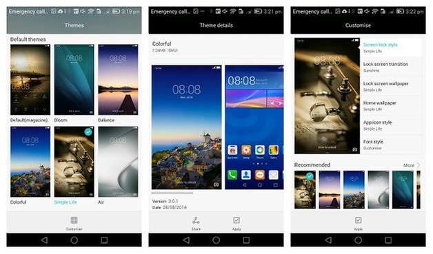 Ascend Mate 7 themes