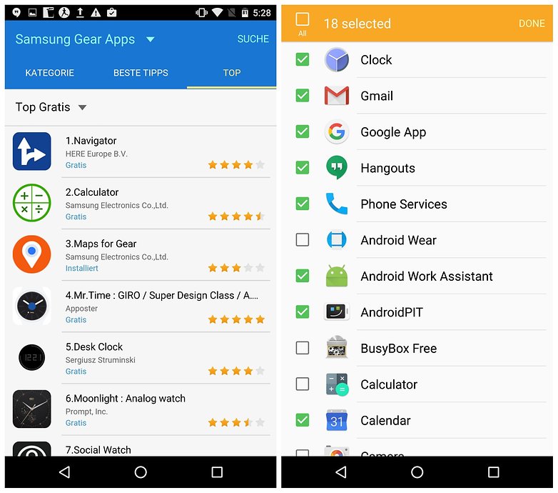 Aplicativo Samsung Gear S2 para Android 2