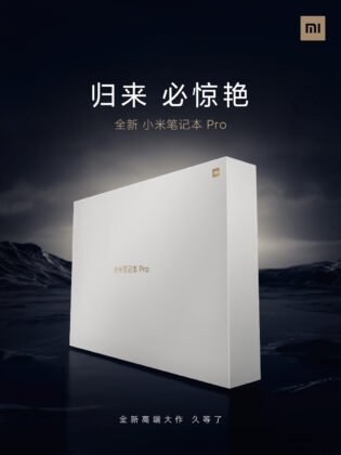 Leabhar-nota Xiaomi Mi Pro 2021 Teaser 02