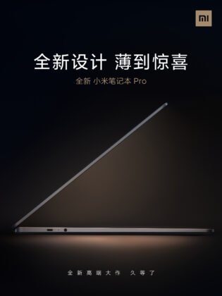 Xiaomi Mi නෝට්බුක් ප්‍රෝ 2021 ටීසර් 03