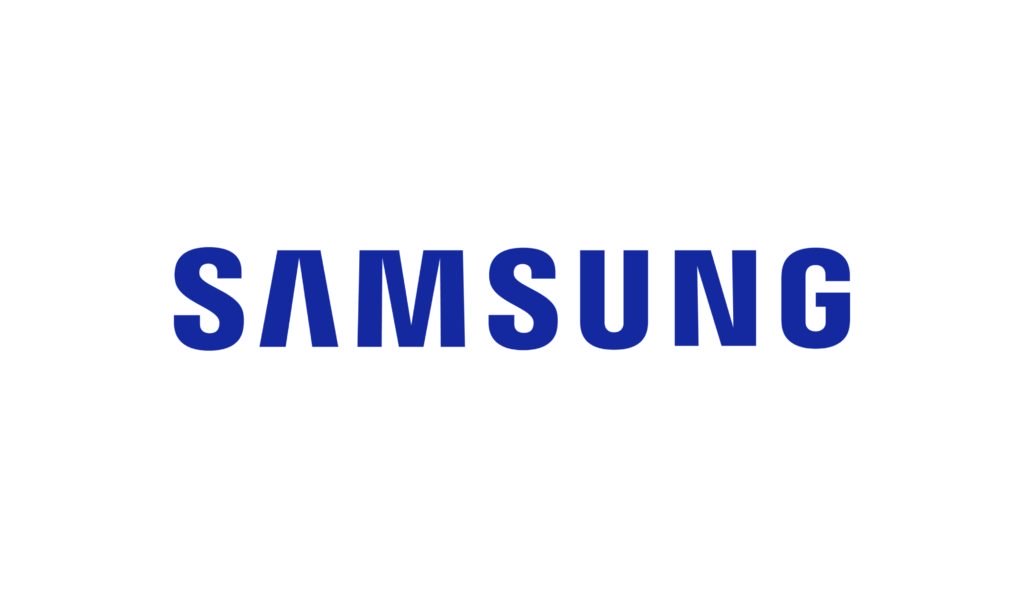Рекомендованный синий логотип Samsung