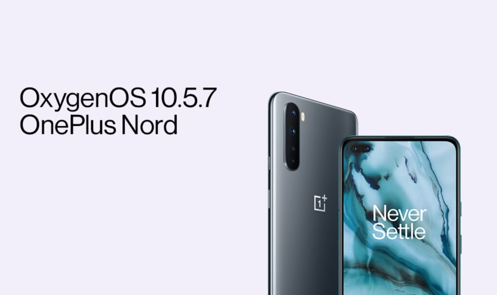 OnePlus Nord OxygenOS 10.5.7 eguneratzea
