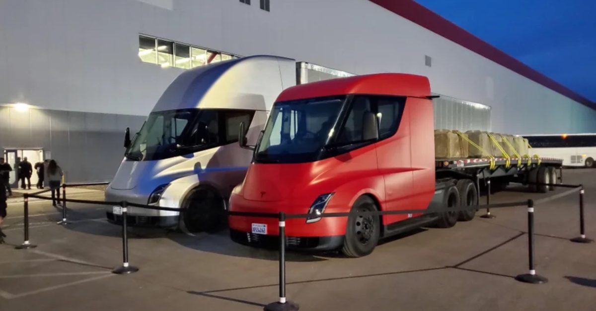 Tesla daļēji elektriskā kravas automašīna