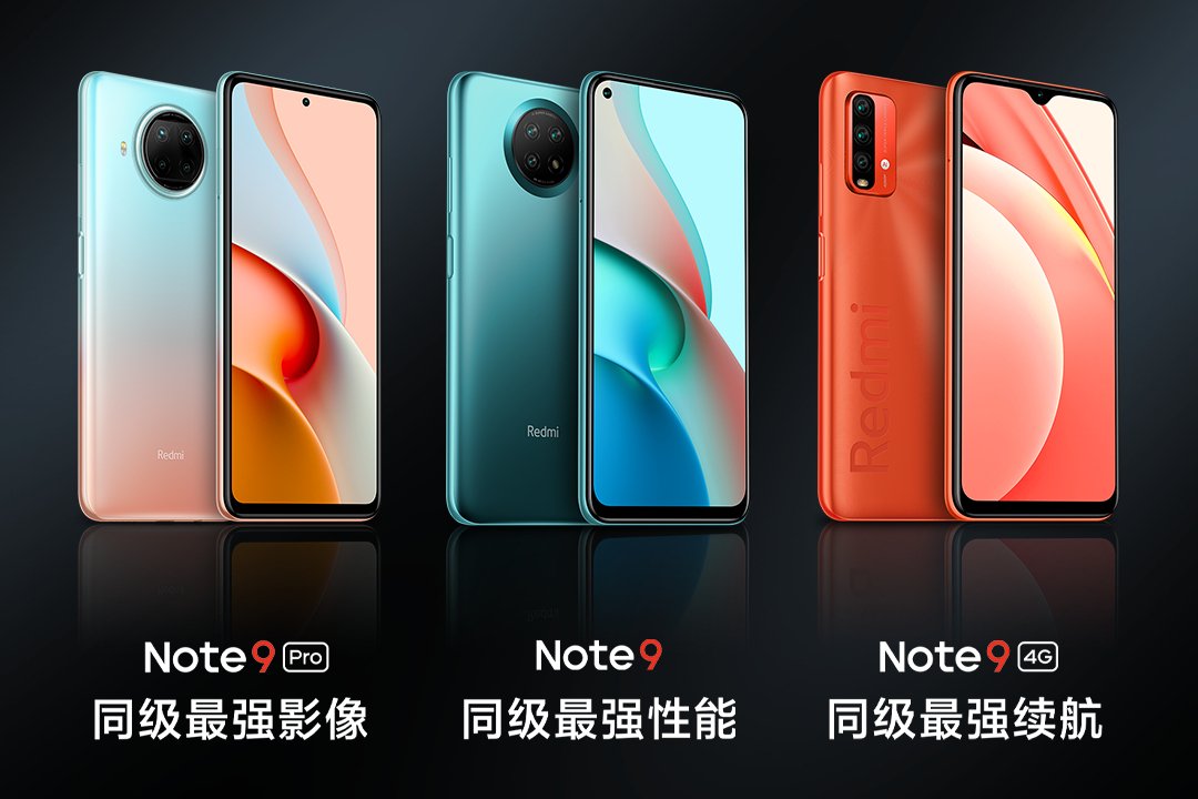 Redmi Note 9-serien Kina