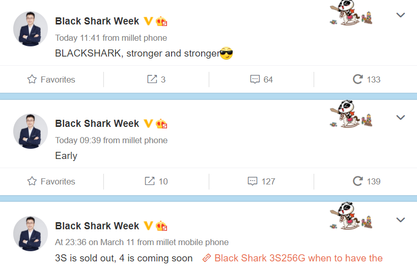 BLack Shark 4 está chegando