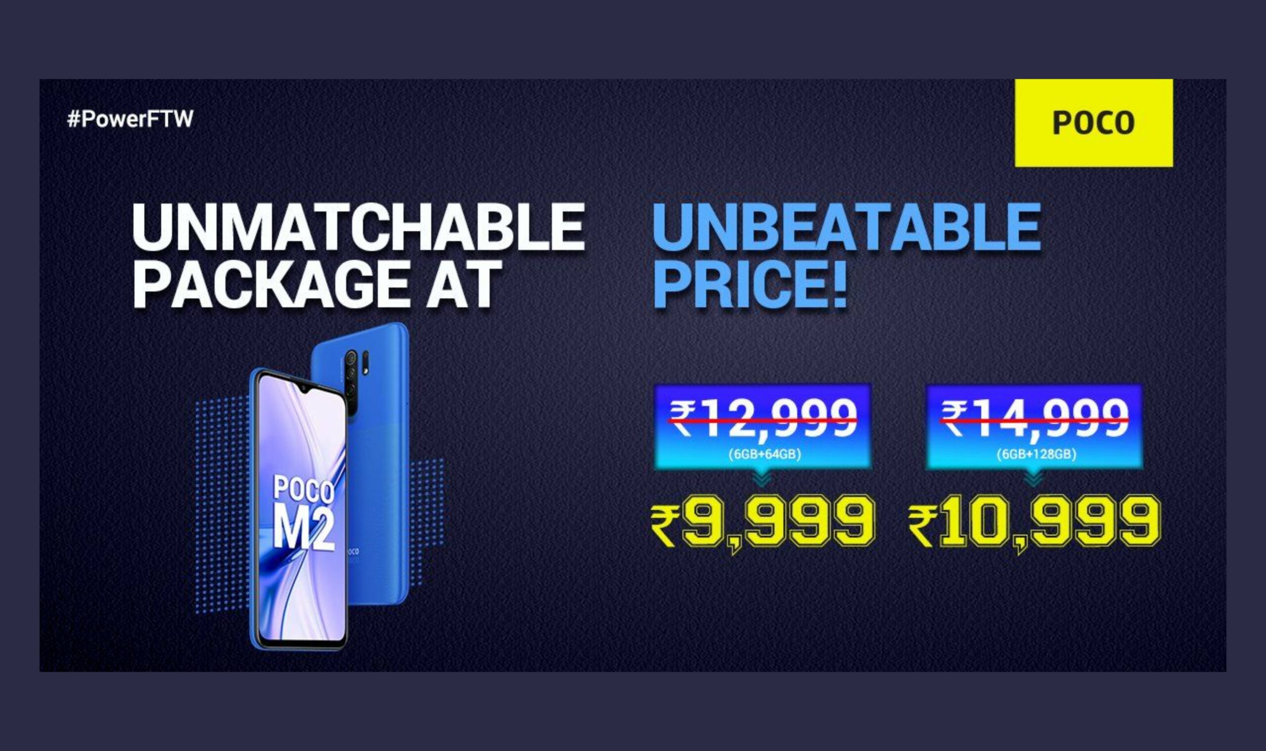 POCO M2 Price Cut Հնդկաստան