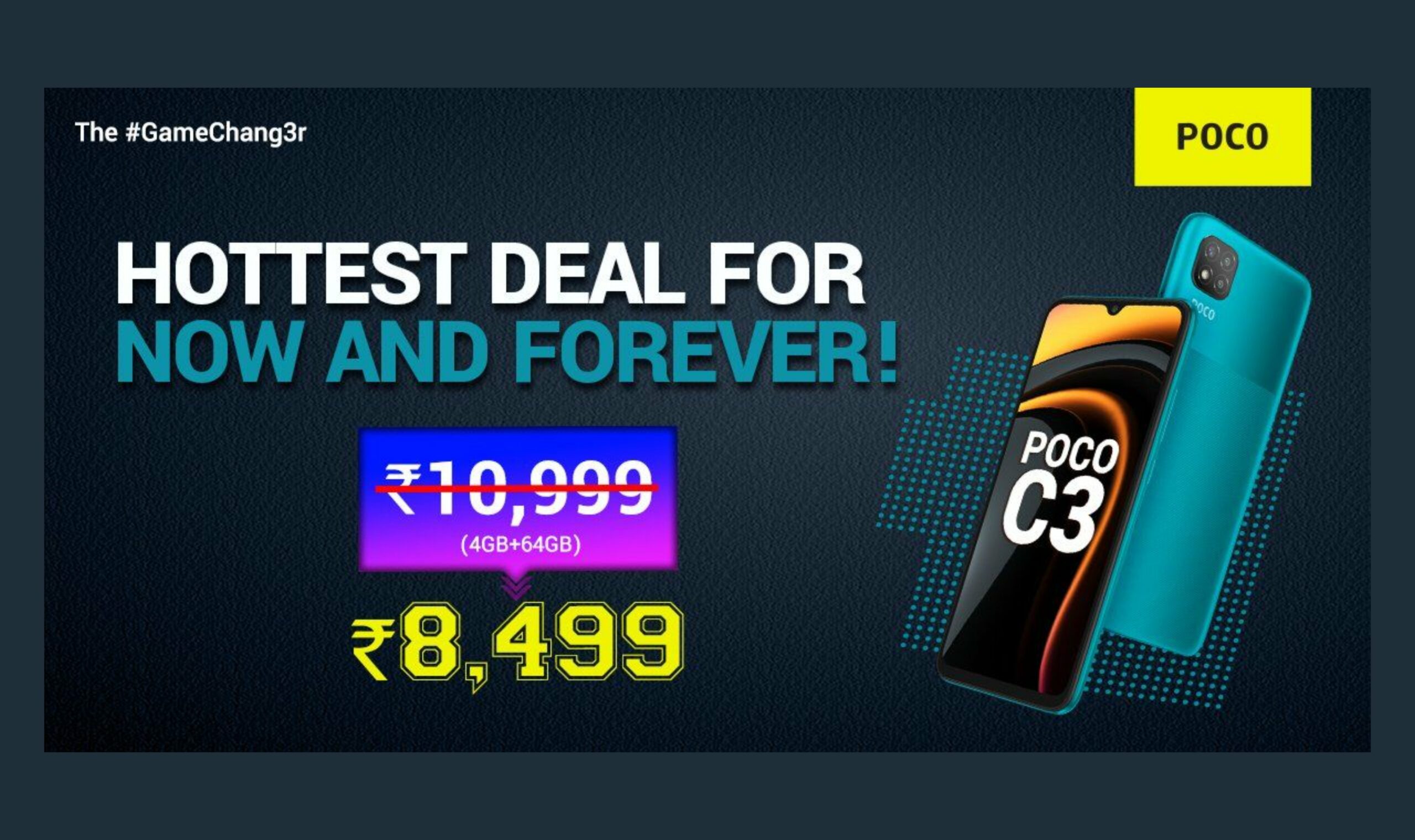 POCO C3 Price Cut Հնդկաստան