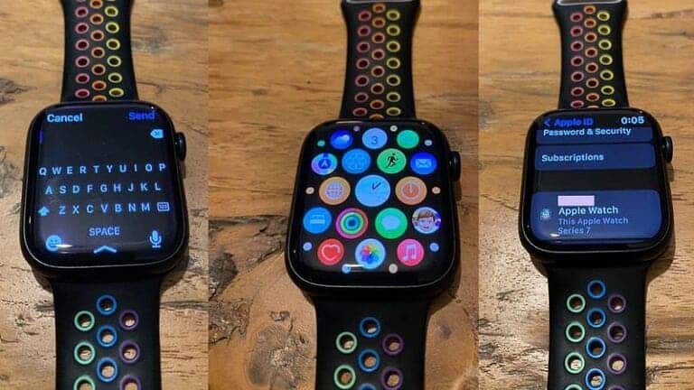 Apple Watch Series 7 real-world images