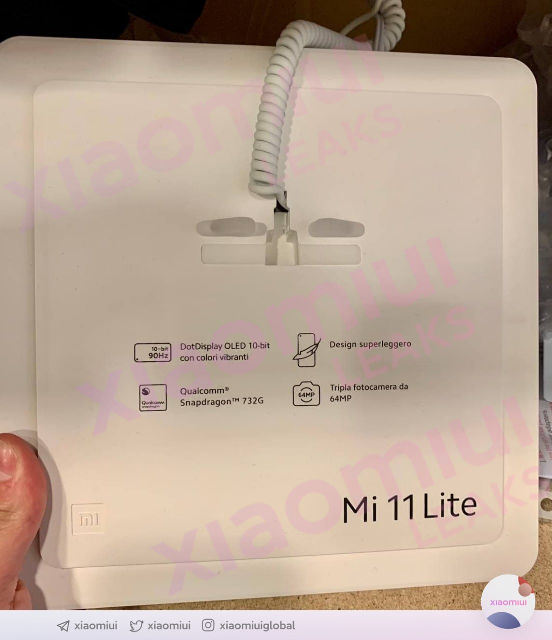 Detail kunci Xiaomi Mi 111 Lite 4G