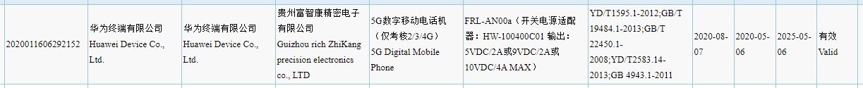 Huawei Nikmati sertifikasi 20 Plus 3C
