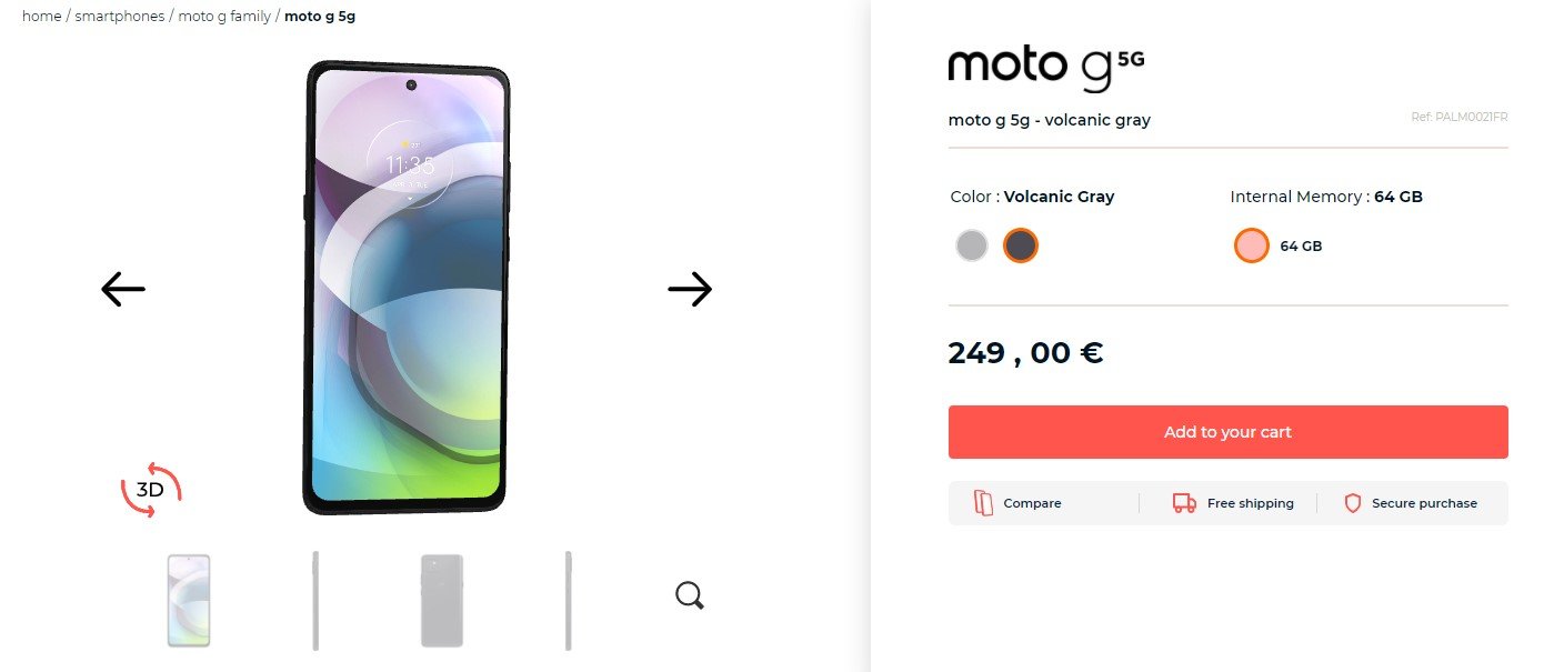 Moto G 5G折扣