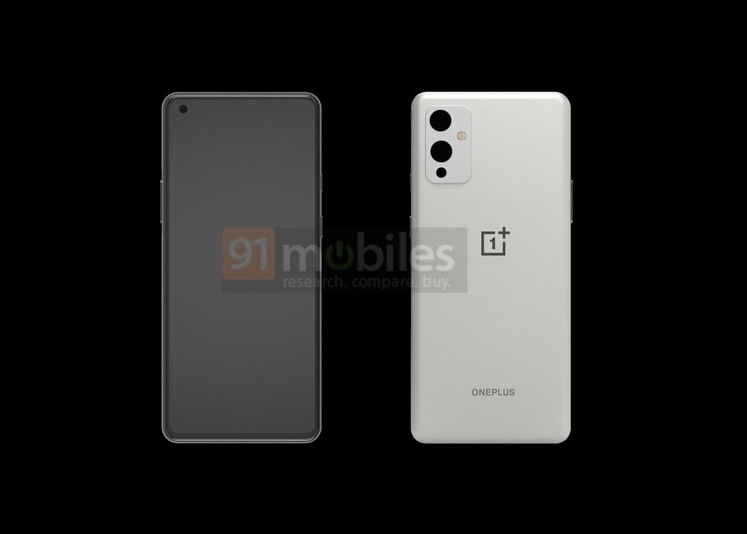 OnePlus 9 CAD-gengivelse