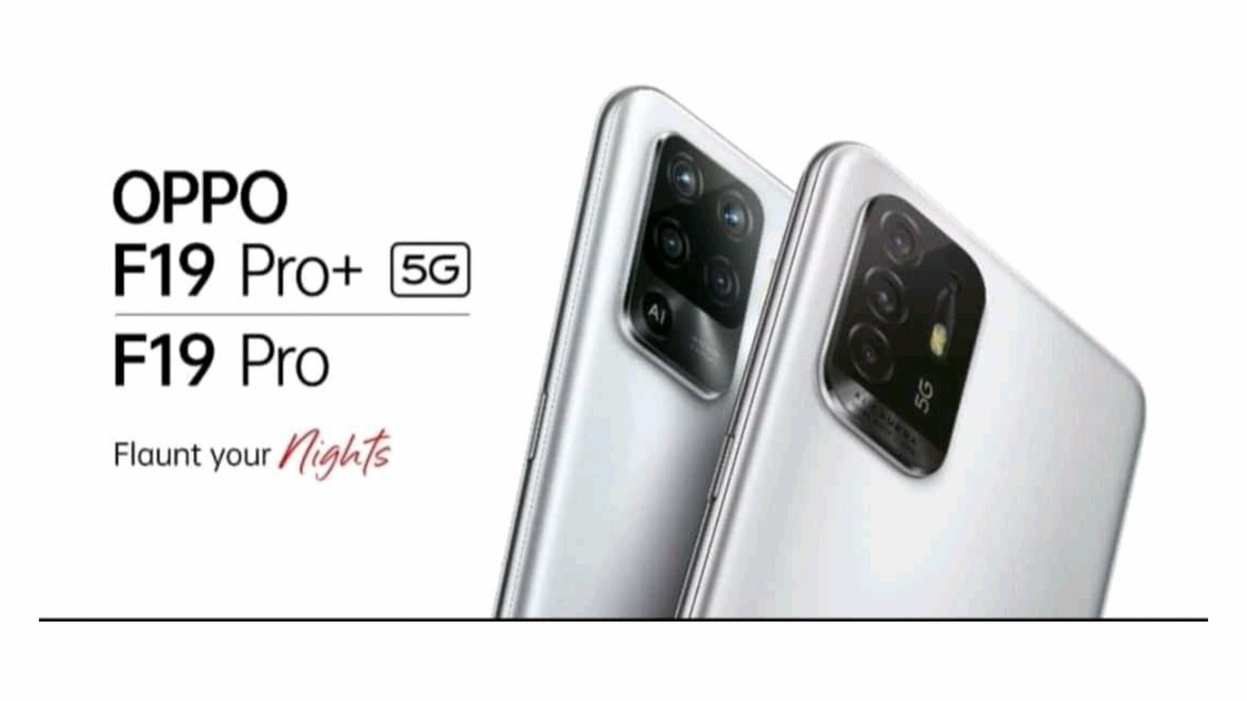 OPPO F19 sērijas Pro Plus 5G teaser plakāta noplūde
