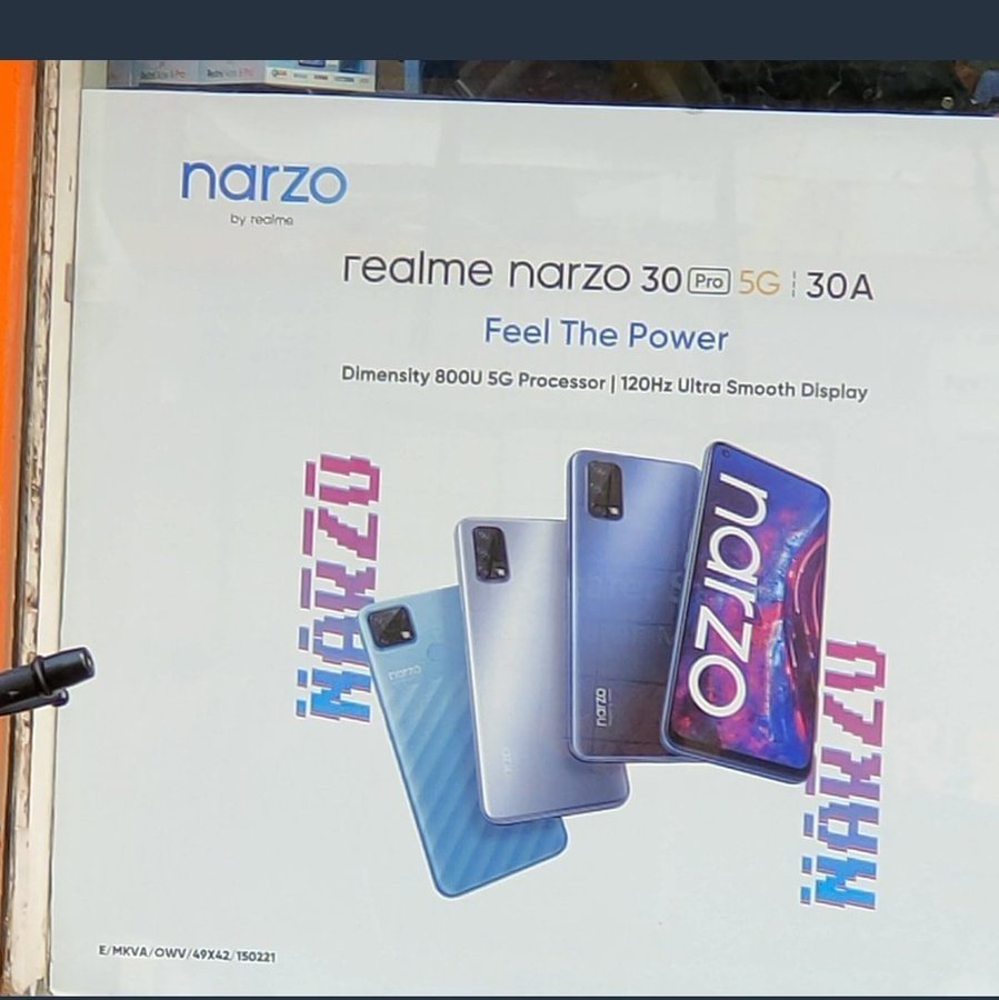 realme Narzo 30 Pro at Narzo 30A