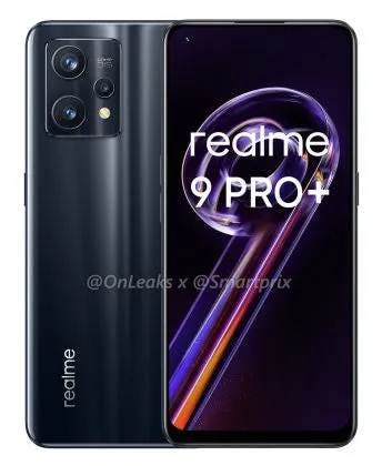 رندر طراحی Realme 9 Pro+
