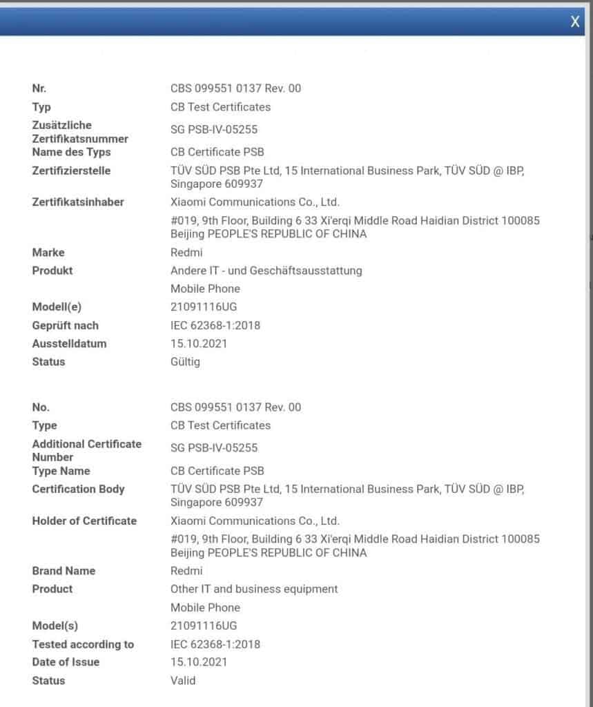 Redmi Note 11 Pro + FCC_1