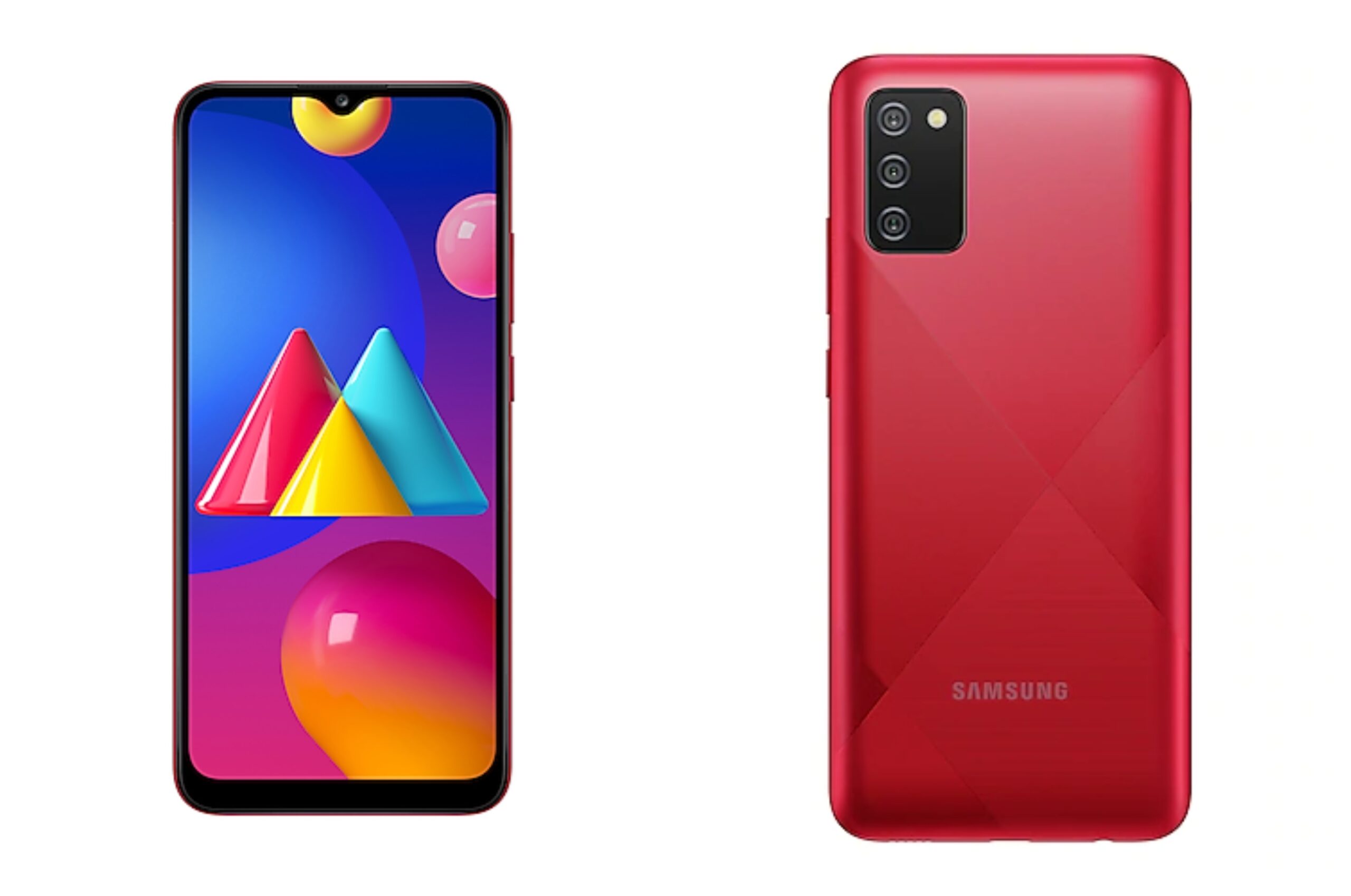 Samsung Galaxy M02s Red Asongadino
