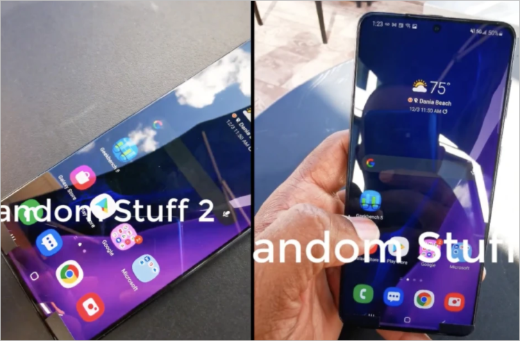 Samsung Galaxy S21+ выполнен в настоящей коже