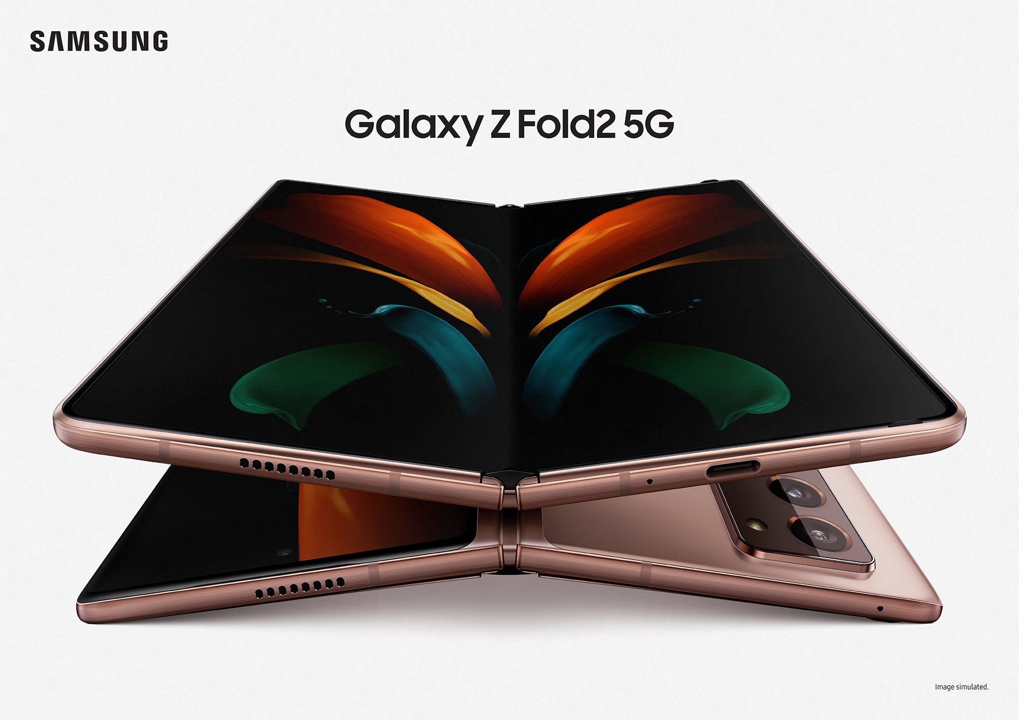 Samsung Galaxy Z Fold2 5G Mystic brons